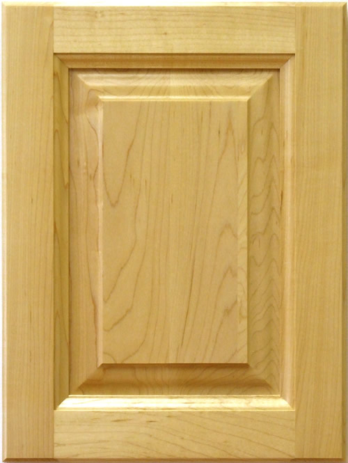 Tait cabinet door in maple finished with lacquer